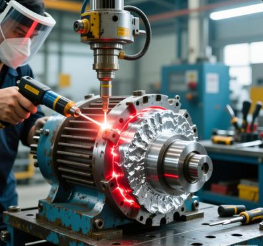 大功率減速機齒輪采用激光熔覆，修復(fù)后精度能恢復(fù)嗎？